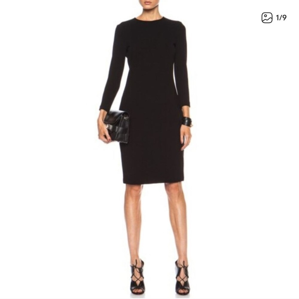 Vince Classic Black Long Sleeve Dress